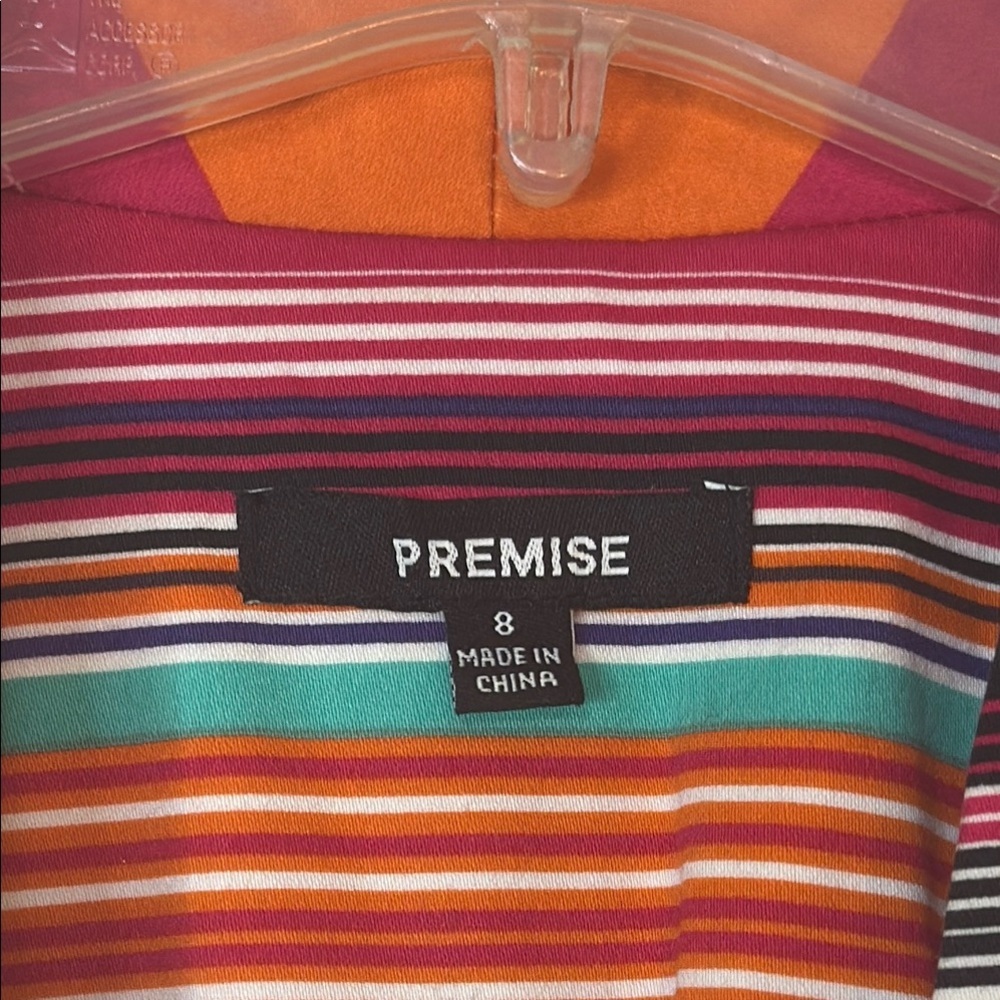 Multicolor Striped Blazer - Picture 4 of 9